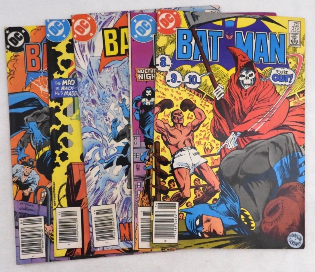 1984/85 DC Comics Batman: Numbers 372,376,377, 378,and 379