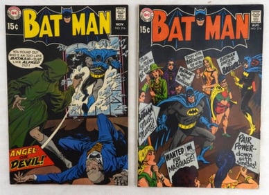 (2)1969 DC Batman