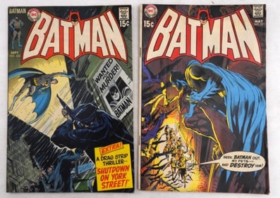 1970s DC Batman Numbers 221, And 225