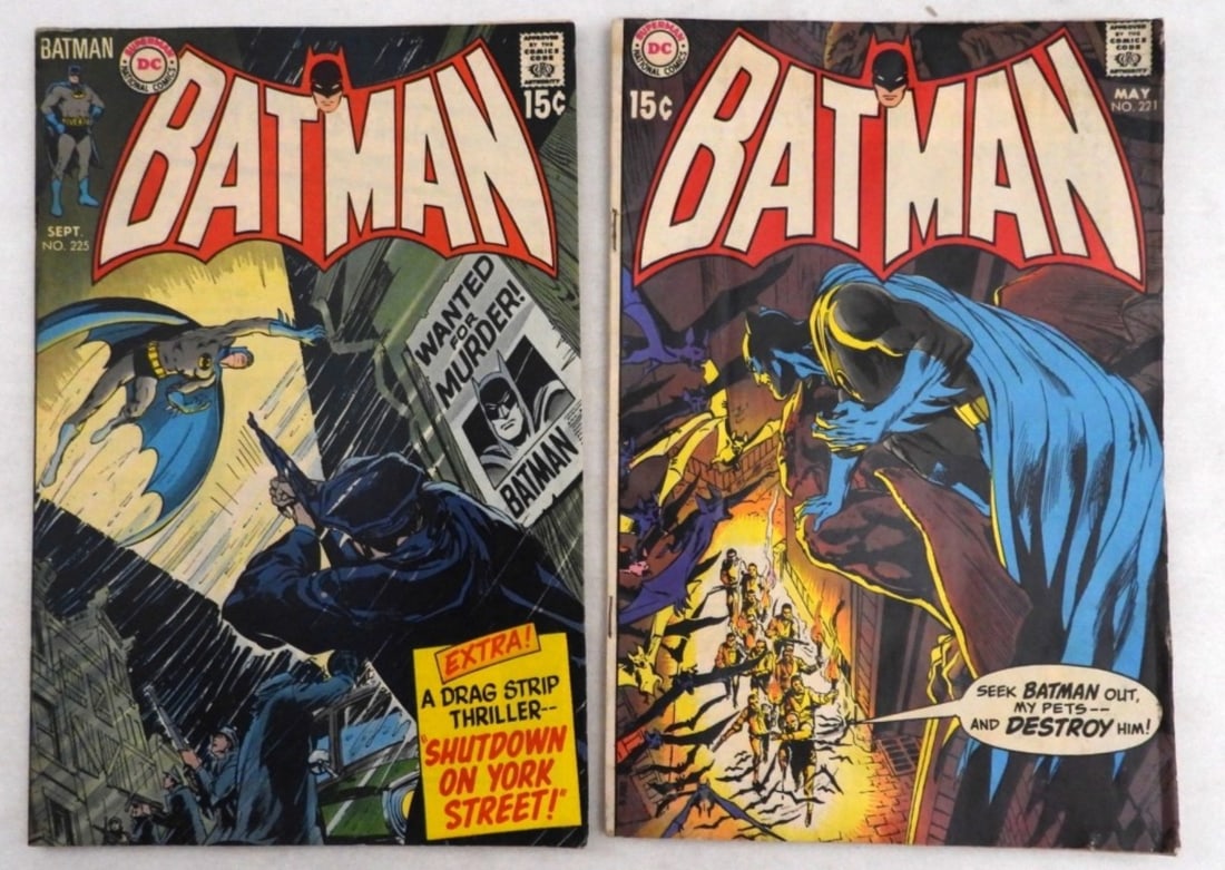 1970s DC Batman Numbers 221, And 225 (1 of 4)