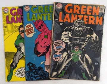 (3) DC Green Lantern 1968