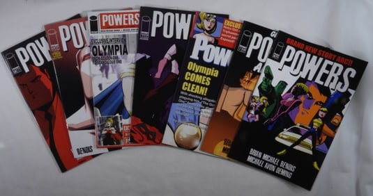 7 Image Powers Comic Books