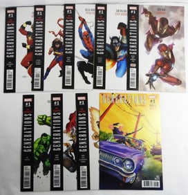 Marvel Generations Lot Of 9