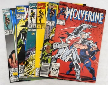 (6) Mixed Marvil Lot Of Wolverine