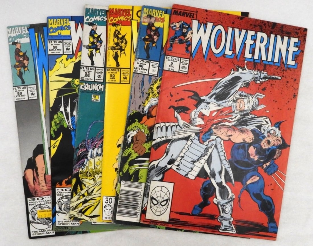 (6) Mixed Marvil Lot Of Wolverine (1 of 2)