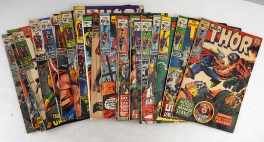 The Mighty Thor Marvel Comics Lot Of 22
