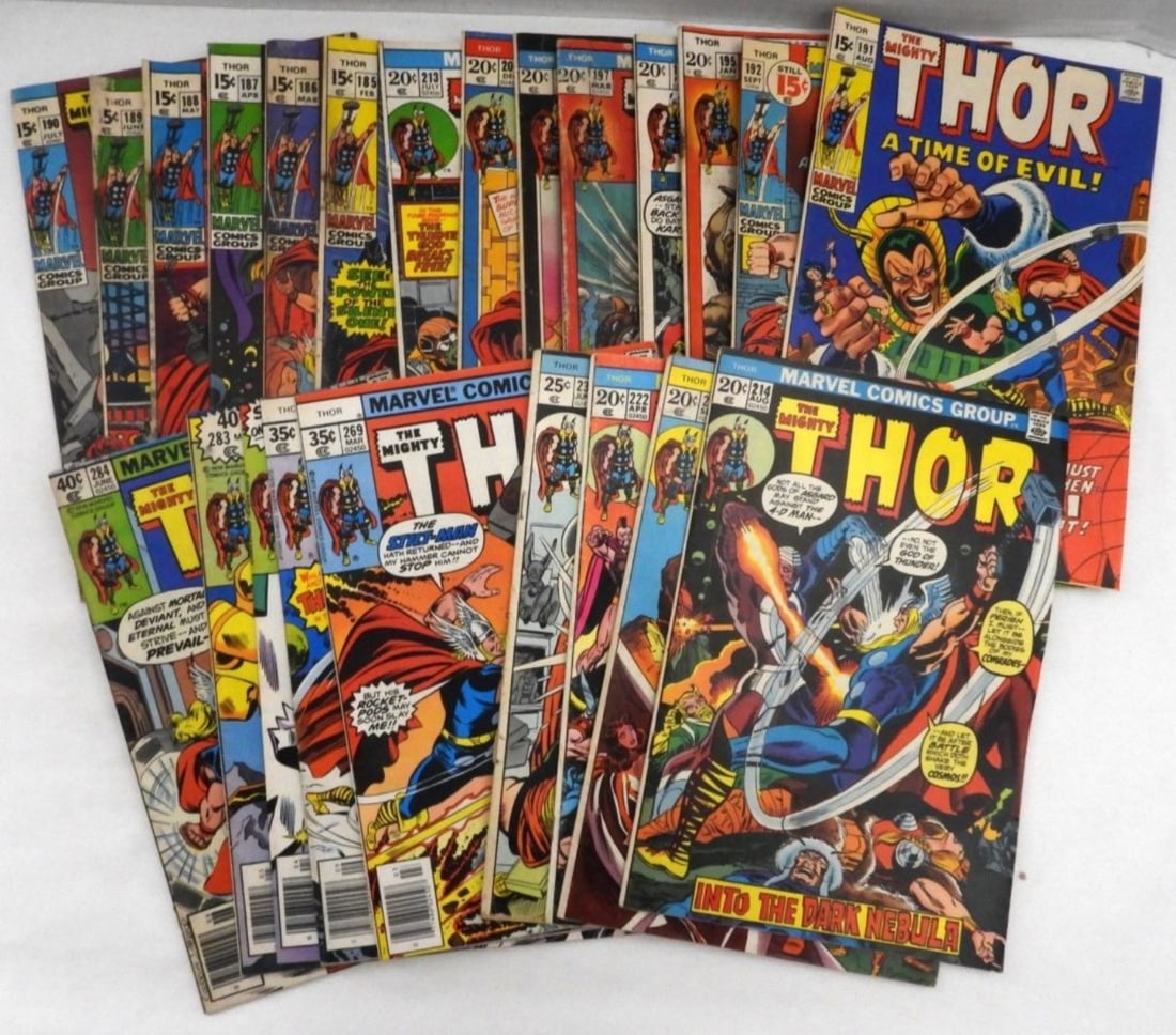 The Mighty Thor Marvel Comics Lot Of 23 (1 of 2)