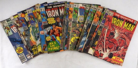 The Invincible Iron Man Lot Of 18