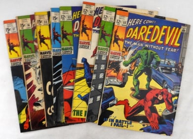 Here Comes Daredevil Comic Lot Of 8