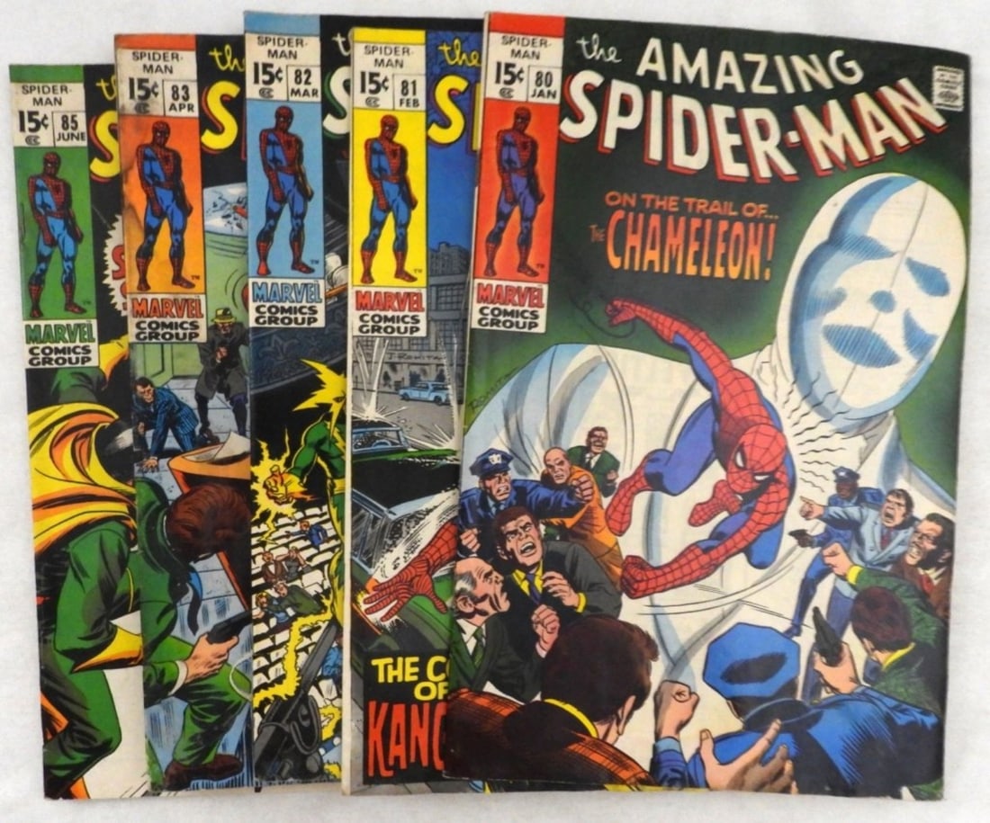 The Amazing Spider-Man Lot Of 6 (1 of 2)