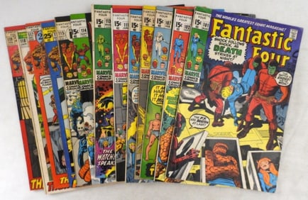 Fantastic Four Lot Of 12