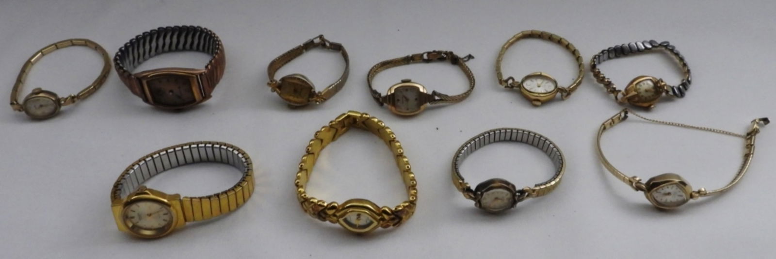 (10) Gold-Tone Women's Watches (1 of 1)