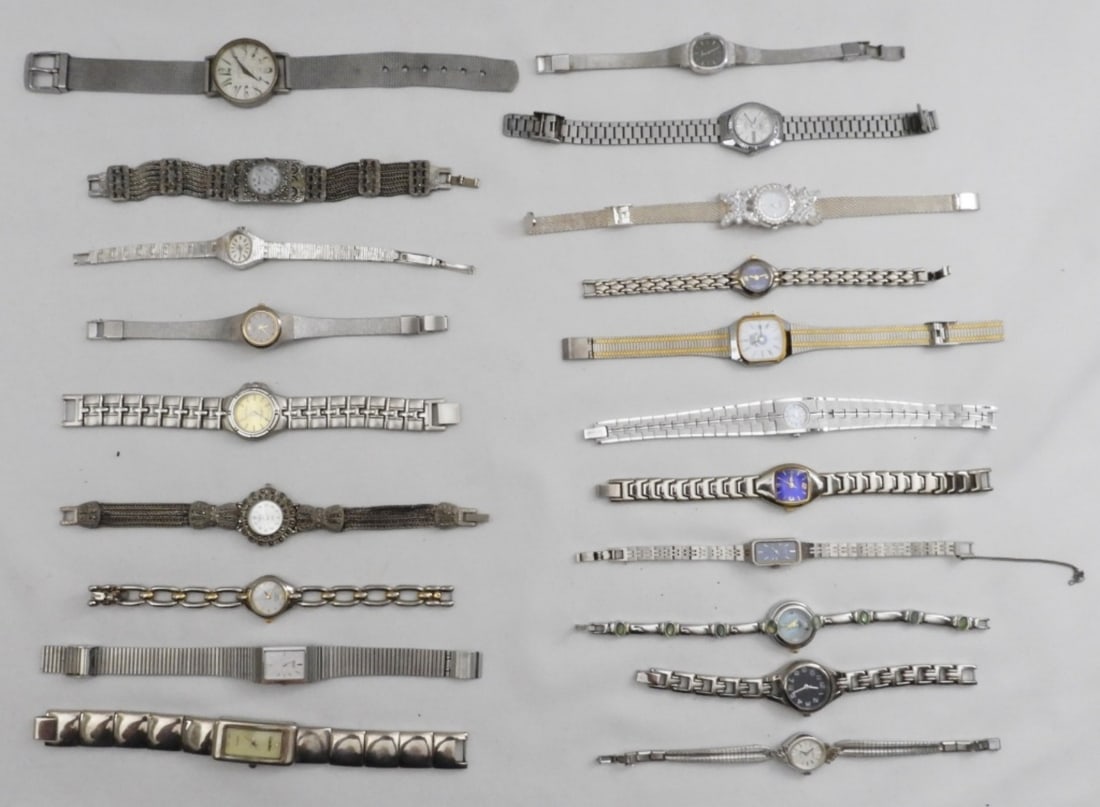 (20) Women's Silver-Tone Watches (1 of 1)
