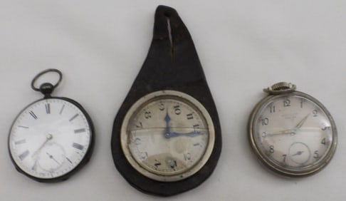 3 Vintage Pocket Watches