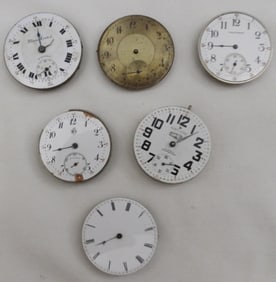 (6) Size 12 Pocket Watch Movements