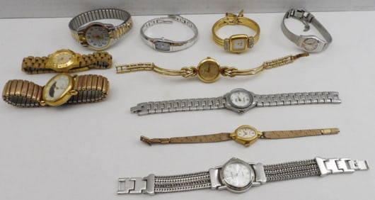 (10) Ladies Mixed Lot Of Watches