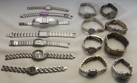15 Silver-Tone Watches