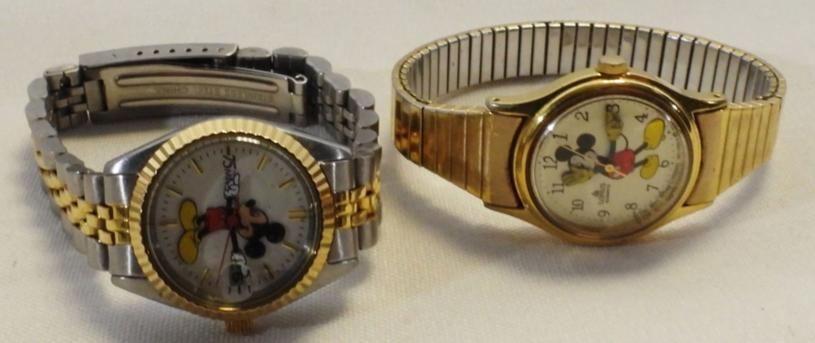2 Mickey Mouse Metal Band Watches (1 of 1)