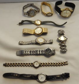 (10) Women's Mixed Band Watches