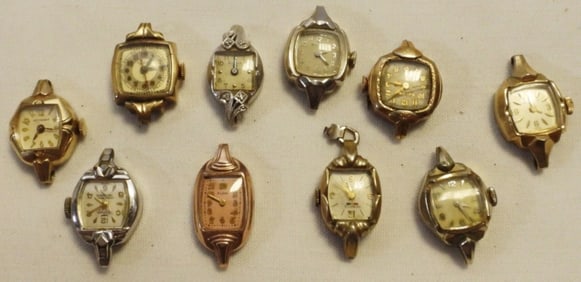 (10) Ladies Nice Watch Lot No Bands
