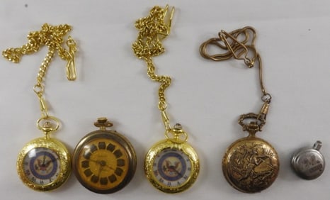 (5) Men's Pocket Watch