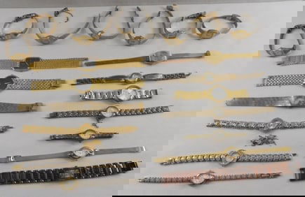 (20) Ladies Gold-Tone Watches
