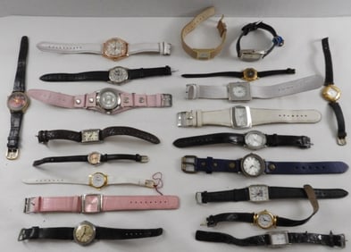 (20) Ladies' Leather Band Watches