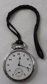1920s Men's Silver-Tone Pocket Watch