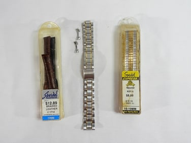 3 Men's Watchband Lot