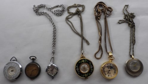 6 Ladies' Pocket Watches