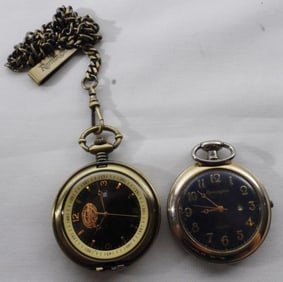 2 Remington Pocket Watches