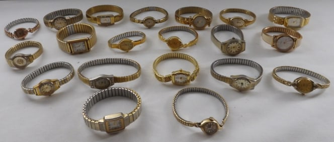 (20) Gold-Tone Women's Watches