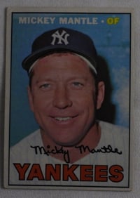 Mickey Mantle 1967 TOPPS Baseball Card