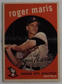 Roger Maris 1959 TOPPS Baseball Card