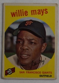 Willie Mays 1959 TOPPS Baseball Card