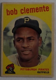 Bob Clemente 1959 TOPPS Baseball Card