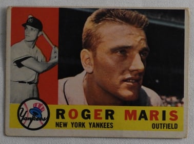 Roger Maris 1960 TOPPS Baseball Card