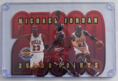 Michael Jordan 25,000 Points Card