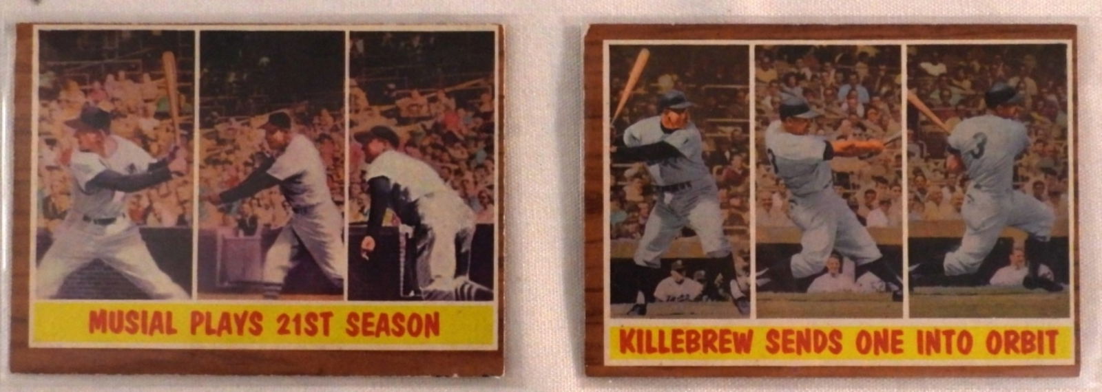 2 1962 Topps #316 & #317 (1 of 2)
