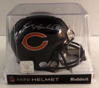 Emery Moorehead Signed Mini Helmet COA
