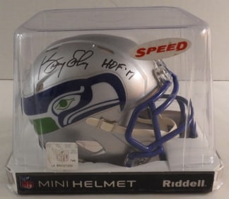 Kenny Easley Signed Mini Helmet COA