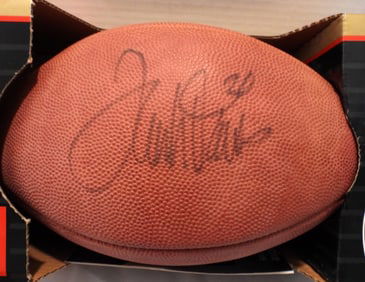 Terrell Davis Signed Football COA