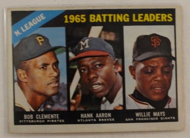 1965 Batting Leaders Topps # 215
