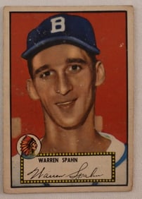1952 Warren Spahn Topps # 33
