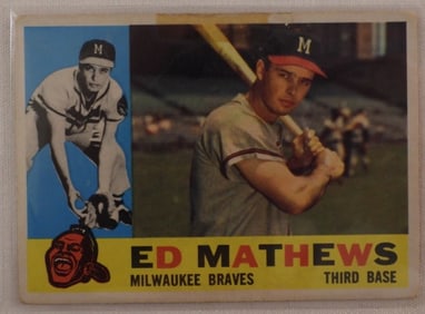 1960 Ed Mathews Topps # 420