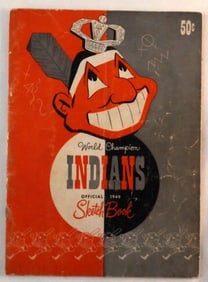1949 Indians World Champion Sketch Book