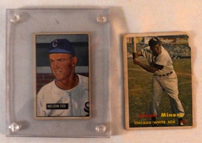 Two 1950s Baseball Cards