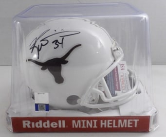 Vince Young Riddell Longhorns Mini Helmet