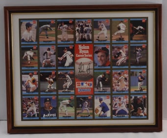 Nolan Ryan Autographed Framed Poster