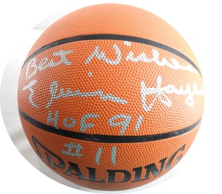 Autographed Elvin Hayes Basketball